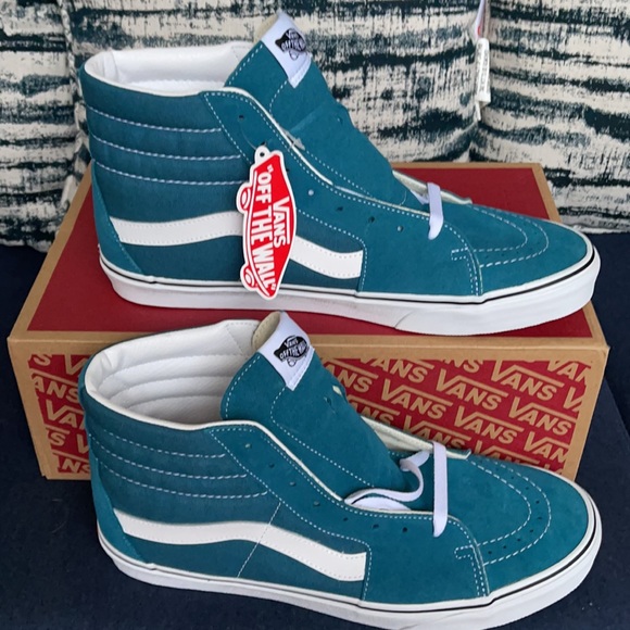 Vans Sk8-Hi Blue Coral/True White MENS - Picture 2 of 16